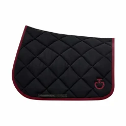 New - Tapis de selle Diamond Quilted Jersey / bordeaux Tapis Cso/ Mixtes|Tapis De Selle
