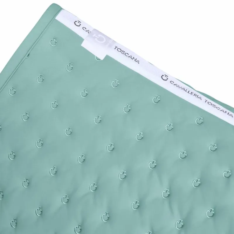 Tapis De Selle|Tapis Cso/ Mixtes*Cavalleria Toscana - Tapis de selle Embrodery Quilted mint green Vert