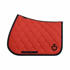 Tapis De Selle Poneys|Tapis Cso/ Mixtes*Cavalleria Toscana - Tapis de selle New Circular Quilted Jersey sunset dream Orange