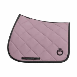 Sale - Tapis de selle Diamond Quilted Jersey lilas Tapis De Selle|Tapis Cso/ Mixtes