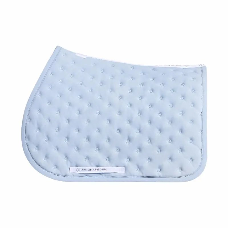 New - Tapis de selle Embrodery Quilted sky blue Tapis Cso/ Mixtes|Tapis De Selle