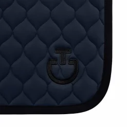 Tapis De Selle|Tapis Cso/ Mixtes*Cavalleria Toscana - Tapis de selle Circular Quilted Jersey Marine