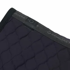 Tapis De Selle|Tapis Cso/ Mixtes*Cavalleria Toscana - Tapis de selle Circular Quilted Jersey Marine