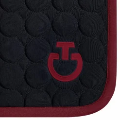 Tapis De Selle Poneys|Tapis De Selle*Cavalleria Toscana - Tapis de selle Circle / bordeaux Noir