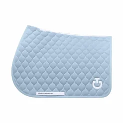 Tapis Cso/ Mixtes|Tapis De Selle*Cavalleria Toscana - Tapis de selle Circular Quilted sky blue Bleu