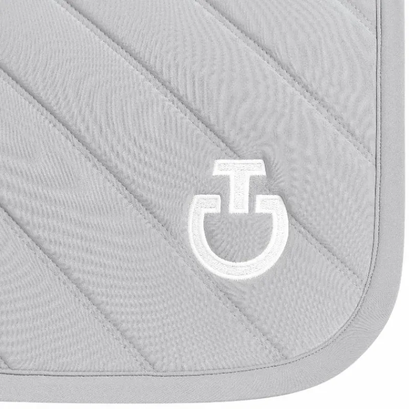 Sale - Tapis de selle Diamonds and Lines Quilted light grey Tapis Cso/ Mixtes|Tapis De Selle