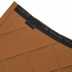 Tapis Cso/ Mixtes|Tapis De Selle*Cavalleria Toscana - Tapis de selle Diamond Quilted Jersey cuivre Marron
