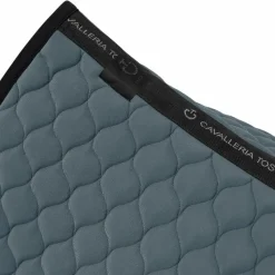 Tapis De Selle Poneys|Tapis Cso/ Mixtes*Cavalleria Toscana - Tapis de selle Circular Quilted Jersey anthracite Gris
