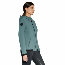 Sale - Veste manches longues femme Softshell peacook green Blousons Et Manteaux
