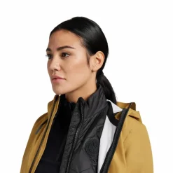 Blousons Et Manteaux*Cavalleria Toscana - Veste manches longues femme 3 Way Revolution miel Jaune