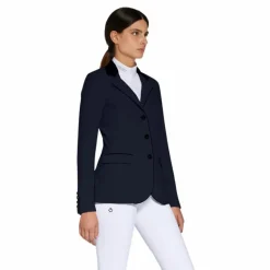 Vestes De Concours*Cavalleria Toscana - Veste de concours femme CT Perforated Marine