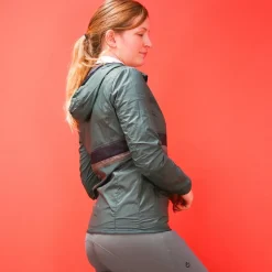 Blousons Et Manteaux*Cavalleria Toscana - Veste à capuche femme légère et réversible femme / vert Marine