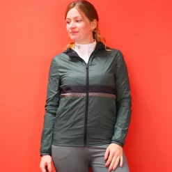 Blousons Et Manteaux*Cavalleria Toscana - Veste à capuche femme légère et réversible femme / vert Marine