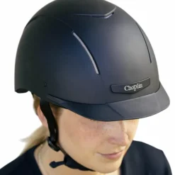 New - Casque d'équitation Plume mat Casques D'Équitation À Visière Standard|Casques D'Équitation