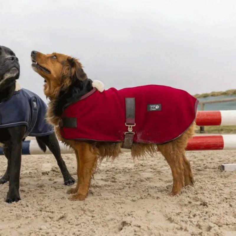 Manteaux*Diego & Louna - Couverture pour chien polaire Teddy 280g Bordeaux