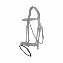 New - Attache de noseband 3/8 Dy'on Collection noir Accessoires De Bridon