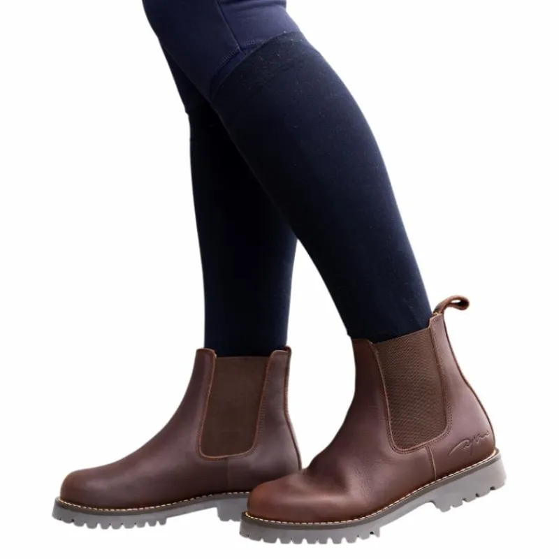 Boots D'Équitation*Dyon - Boots d'équitation en cuir Chelsea Marron
