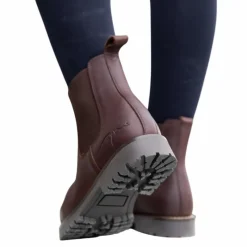 Boots D'Équitation*Dyon - Boots d'équitation en cuir Chelsea Marron