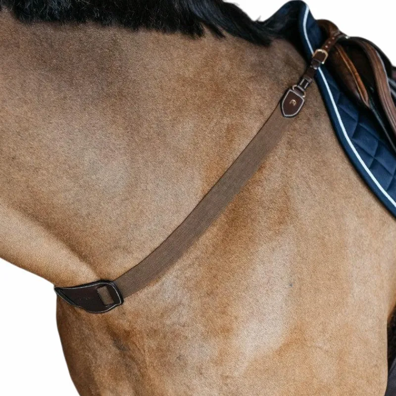 Bricoles|Accessoires De Selles*Dyon - Bricole élastique D Collection Marron