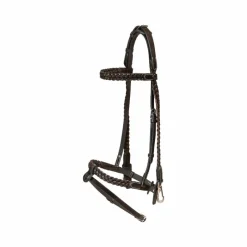 Bridons Poneys|Bridons*Dyon - Bridon d'entraînement Tressé Working By Dy'on Havane