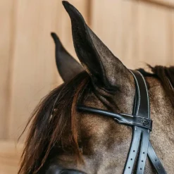 Hot - Bridon en cuir rond Working By Dy'on têtière anatomique Bridons Poneys|Bridons