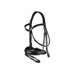 Bridons Poneys|Bridons*Dyon - Bridon muserolle combinée large Working by Noir