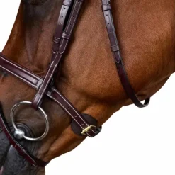 Bridons*Dyon - Bridon muserolle combinée Dy'on Collection Marron