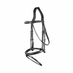 Bridons Poneys|Bridons*Dyon - Bridon muserolle combinée US Collection Noir