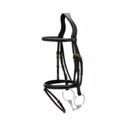 Bridons*Dyon - Bridon muserolle combinée Dy'on Collection Noir