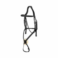 Discount - Bridon muserolle croisée tressée Bridons Poneys|Bridons