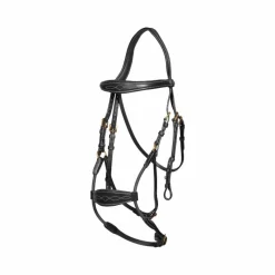 Clearance - Bridon muserolle hybride élastique D Collection Bridons Poneys|Bridons