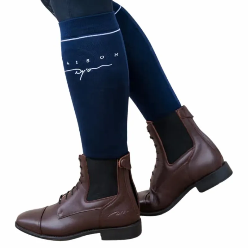 Chaussettes D'Équitation*Dyon - Chaussettes d'équitation (x3) Marine