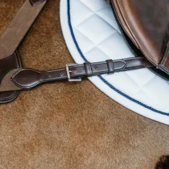 Colliers De Chasse Poneys|Colliers De Chasse*Dyon - Collier de chasse 5 points élastique New English Collection Marron