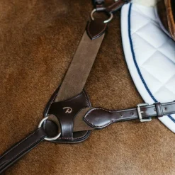 Colliers De Chasse Poneys|Colliers De Chasse*Dyon - Collier de chasse 5 points élastique New English Collection Marron