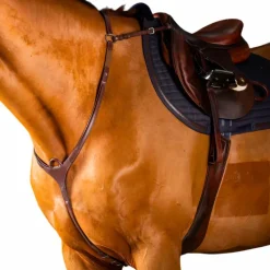 Colliers De Chasse Poneys|Colliers De Chasse*Dyon - Collier de chasse à pont New English Collection brun Marron