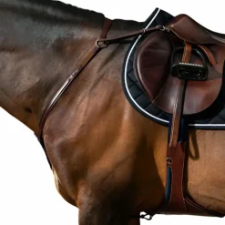 Colliers De Chasse Poneys|Colliers De Chasse*Dyon - Collier de chasse à pont New English Collection brun Marron