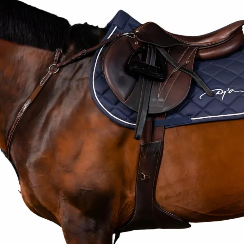 Hot - Collier de chasse à pont US Collection brun Colliers De Chasse Poneys|Colliers De Chasse