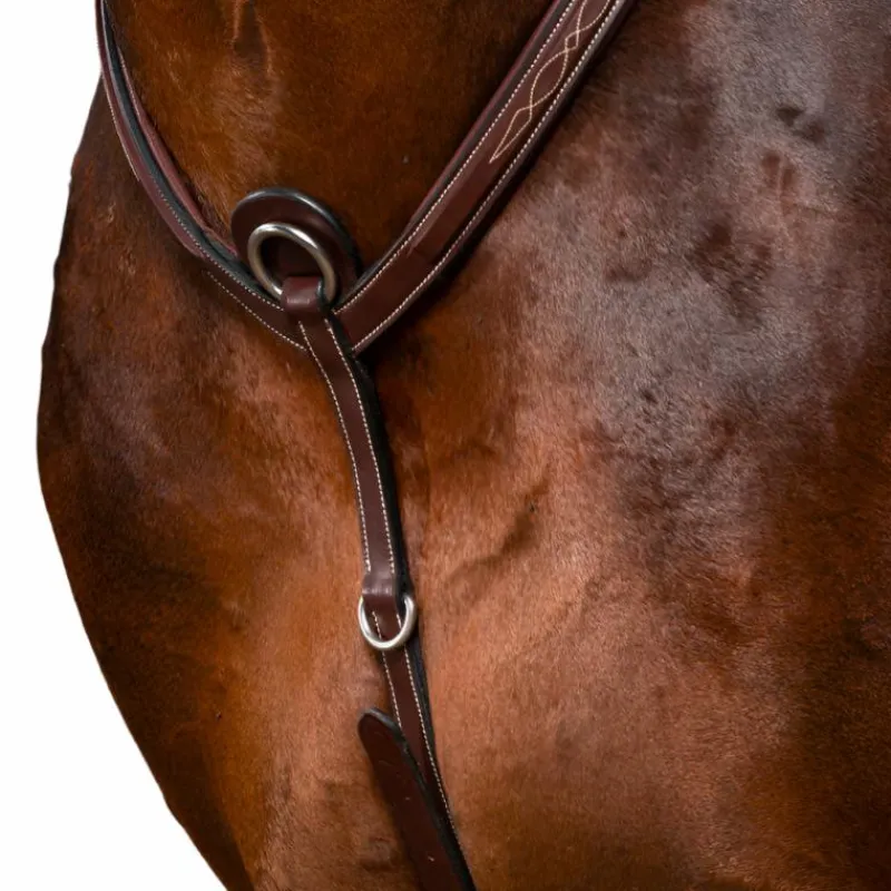 Hot - Collier de chasse à pont US Collection brun Colliers De Chasse Poneys|Colliers De Chasse