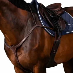 Colliers De Chasse Poneys|Colliers De Chasse*Dyon - Collier de chasse long pont US Collection brun Marron