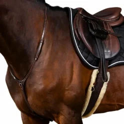 Discount - Collier Yoke US Collection brun Enrênements Poneys|Martingales