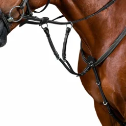 Enrênements Poneys|Martingales*Dyon - Fourchette de martingale à anneaux Working by Noir