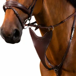 Clearance - Fourchette de martingale pleine rigide US Collection brun Enrênements Poneys|Martingales