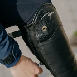 Mini-Chaps*Dyon - Mini-chaps Exel croco Noir