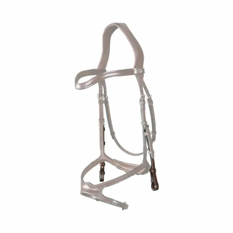 Accessoires De Bridons Poneys|Montants De Bridons*Dyon - Montants pour têtière 1 branche New English Collection brun Marron