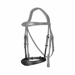 Accessoires De Bridons Poneys|Accessoires De Bridon*Dyon - Muserolle anatomique sans flash English Collection Noir