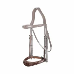 Accessoires De Bridons Poneys|Accessoires De Bridon*Dyon - Muserolle anatomique sans flash US Collection Marron