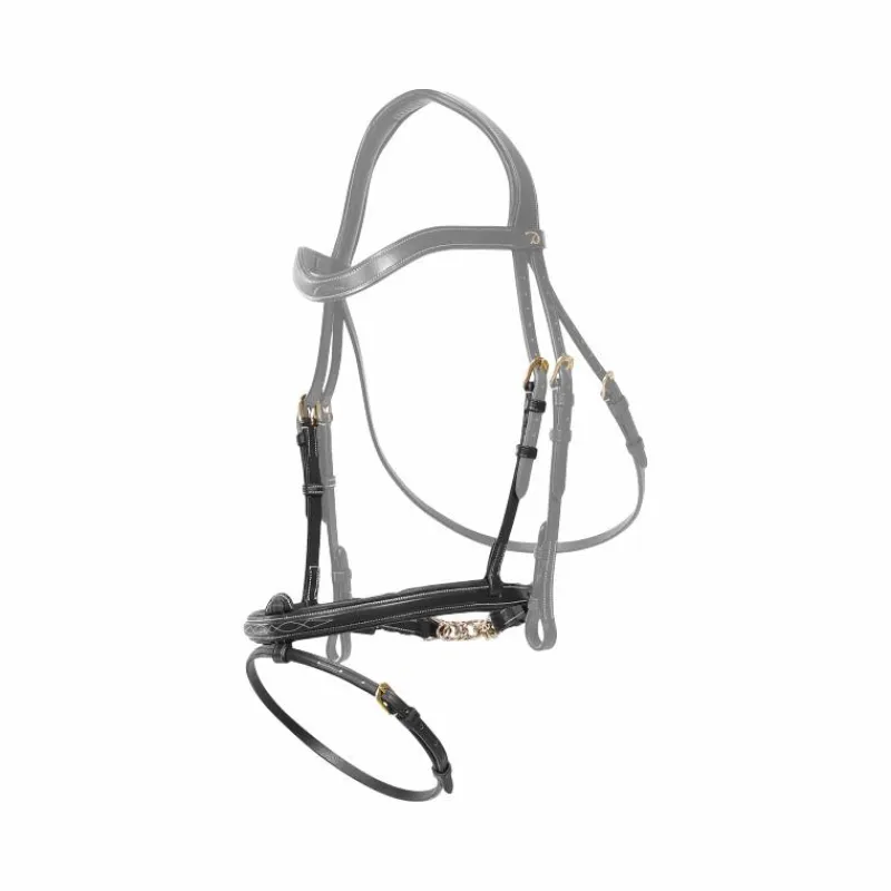 Best - Muserolle combinée avec chaîne D Collection Muserolles