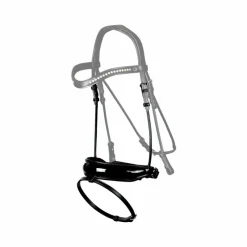 New - Muserolle combinée large Pull-back vernie New English Collection Muserolles