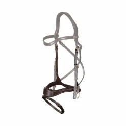 Online - Muserolle D Motion + cross pull strap D Collection brun Accessoires De Bridons Poneys|Muserolles