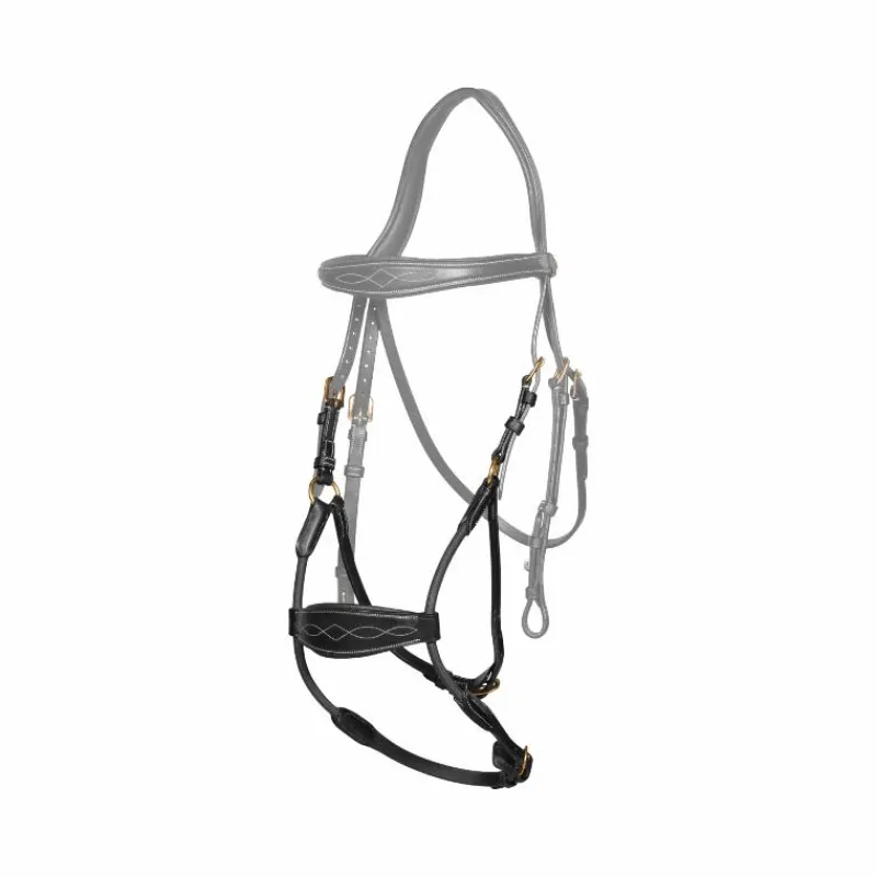 Muserolles*Dyon - Muserolle hybride élastique D Collection Noir